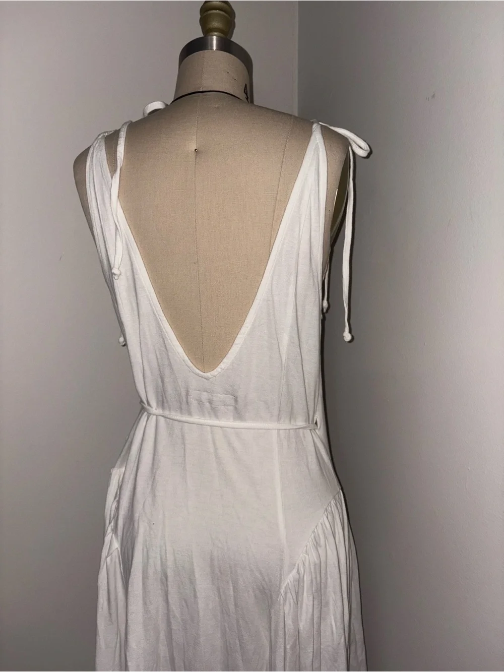 Free People Ivory Maisie Wrap Midi Dress Size X-Small